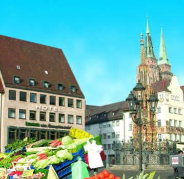 Tiptop Hotel Am Schoenen Brunnen Нюрнберг Екстер'єр фото